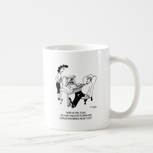 Flying Cartoon 3367 Coffee Mug (Right)