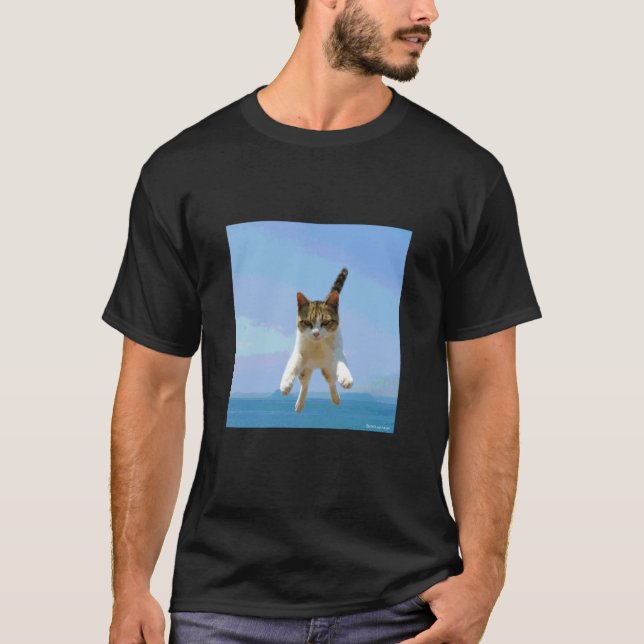 flying cat3_001 T-Shirt (Front)