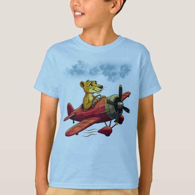 Flying cheetah T-Shirt (Front)