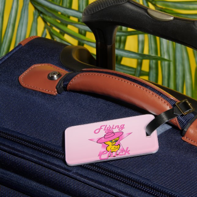 Flying Chick #8 Luggage Tag (Back Insitu 1)