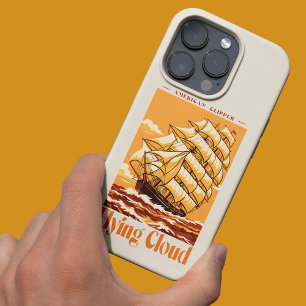 Flying Cloud American Clipper Ship Vintage Poster iPhone 16 Pro Case