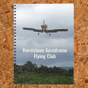 Flying Club Notebook with Light Aircraft.