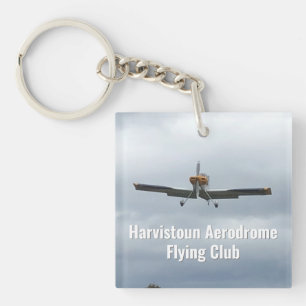Flying Club with Light Aircraft Flying Club Member Keychain