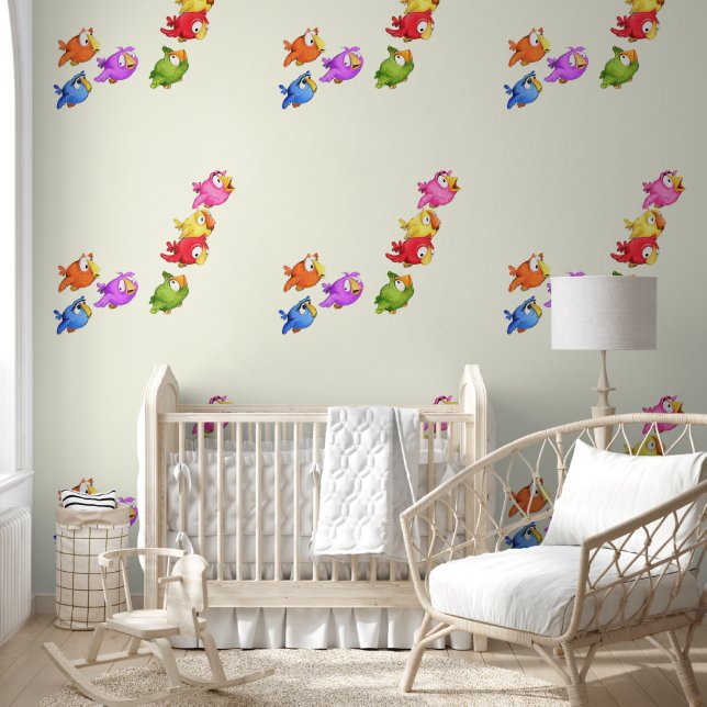 Flying Colourful Bird Wallpaper (Kids)