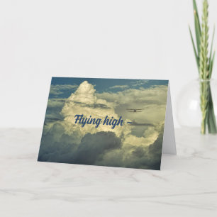 FLYING CONGRATULATIONS CARD