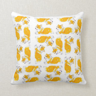 Flying Corgis Pillow