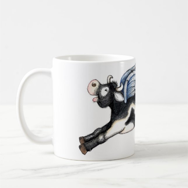 Flying Cow - Mug (Left)