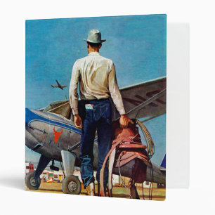 Flying Cowboy by Mead Schaeffer Binder