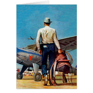 Flying Cowboy par Mead Schaeffer