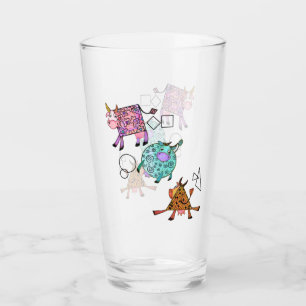 Flying Cows Glass