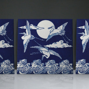 Flying Cranes Christopher Dresser Art Nouveau Tile