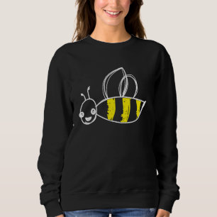 Flying Cute Bumblebee Honey bee Beekeeper Gift Men Sweatshirt