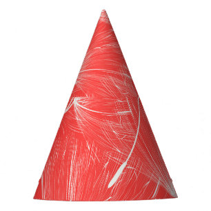 Flying Dandelion Seeds Vintage Background. Party Hat