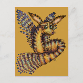 Flying Desert Vulpix Postcard