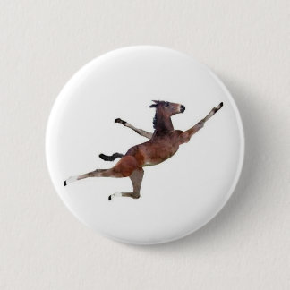 flying donkey 2 inch round button