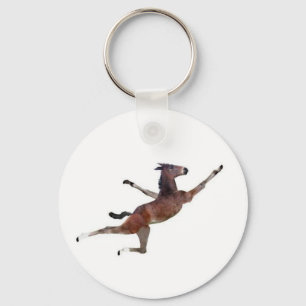 flying donkey keychain