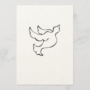 Flying dove hope faith freedom inspirational art announcement