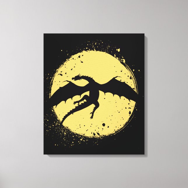 Flying Dragon Canvas Print (Front)