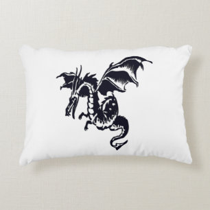 Flying Dragon Design Decorative Pillow
