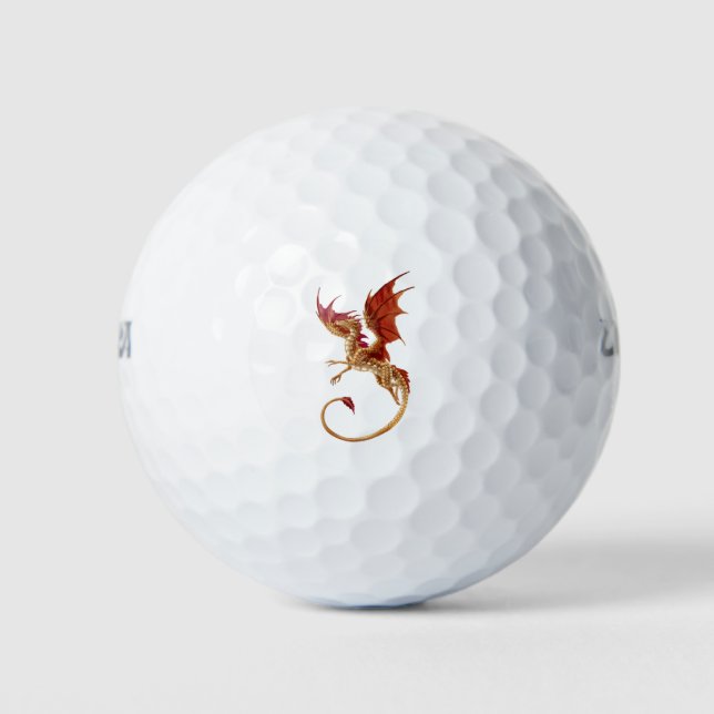flying dragon golf balls (Front)