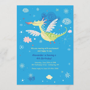 Flying Dragon Invitation