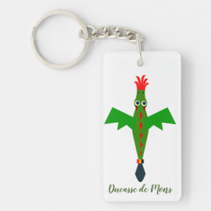 Flying dragon of Mons Keychain