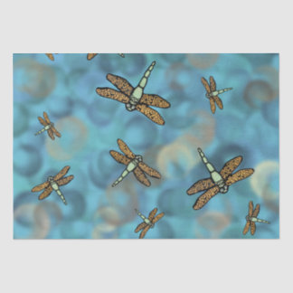 Flying Dragonflies Tissue Paper