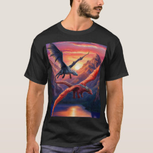 Flying dragons. T-Shirt