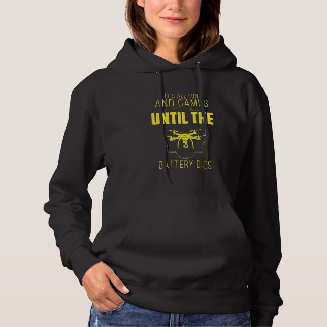Flying Drone Is My Game Hoodie (Front)