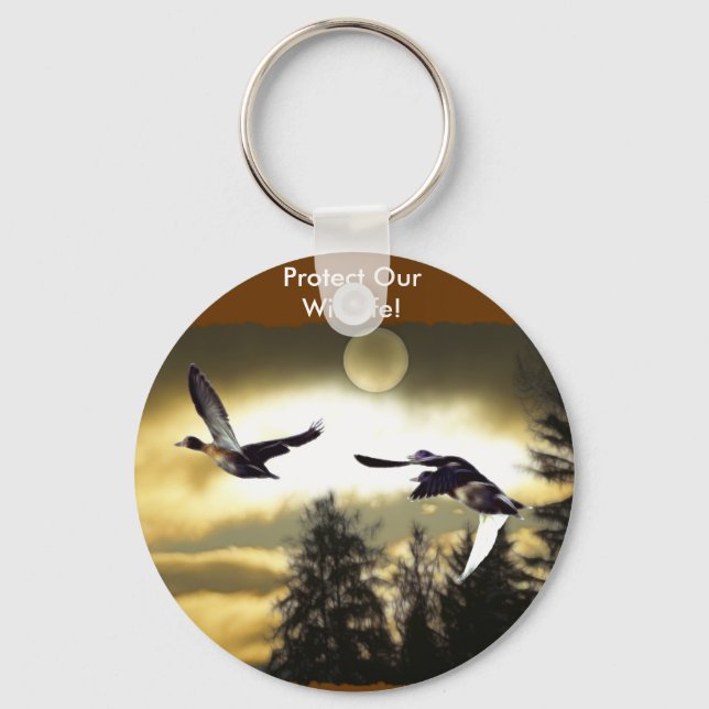 FLYING DUCKS KEYCHAIN (Front)