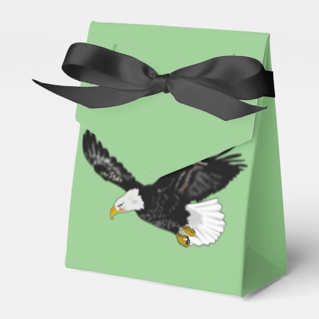 Flying Eagle Favour Box - Choose Colours (Front Side)