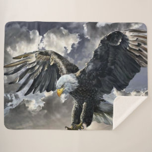FLYING EAGLE SHERPA BLANKET