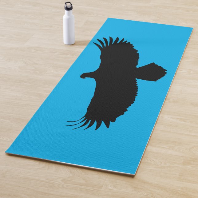 Flying Eagle Yoga Mat - Choose Colour (In Situ)