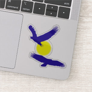 Flying Eagles Silhouette