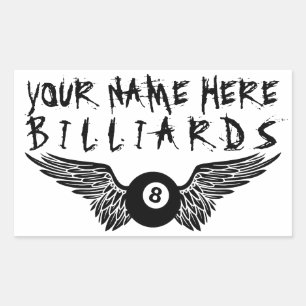 flying eightball billiards sticker