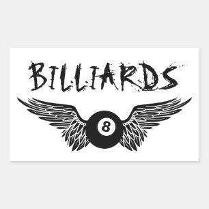 flying eightball billiards sticker