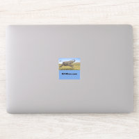 Flying Elephant Laptop Sticker from NC4Ever.com