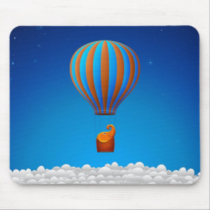 Flying Elephant Mouse Pad