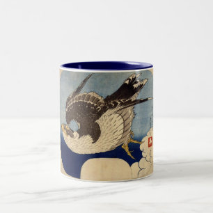 Flying Falcon Two-Tone Coffee Mug