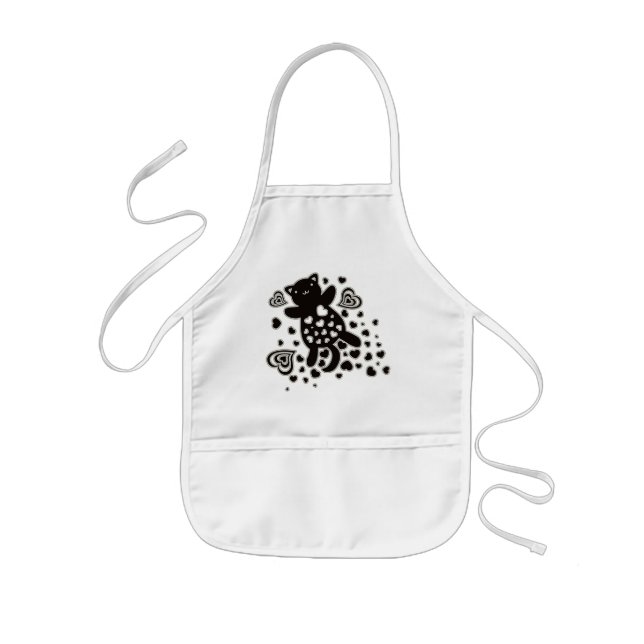 Flying_Fat_Cat Kids Apron (Front)
