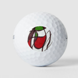 "Flying Fish" Abstract Custom Wilson Golf Bal Balls