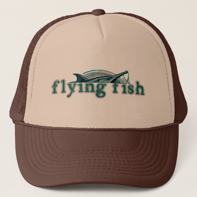 Flying fish theme character hat (Front)