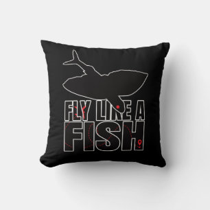 Flying Fishes Flying Fish Pelagic – Marine Geek Throw Pillow