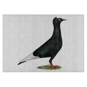 Flying Flight Black Cap Pigeon Cutting Board