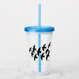 Flying Flight Pigeons Acrylic Tumbler