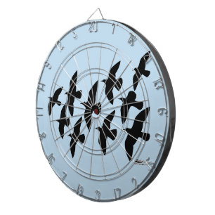 Flying Flight Pigeons Dartboard