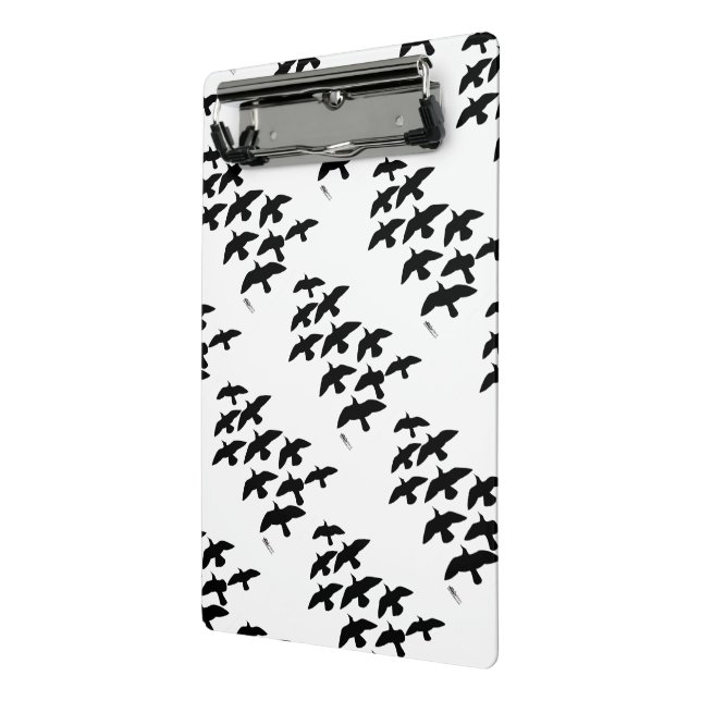 Flying Flight Pigeons Mini Clipboard (Angled2)