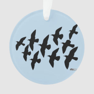Flying Flight Pigeons Ornament
