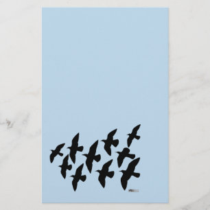 Flying Flight Pigeons Stationery