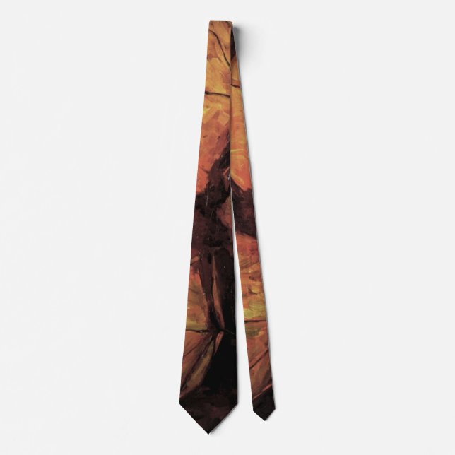 Flying Fox Bat by Vincent van Gogh Tie (Front)